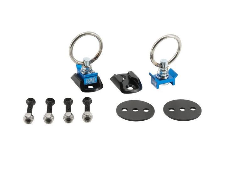 Kit de rails et anneaux d’arrimage ARB pour glacière jeu de 2