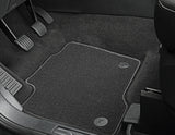 Tapis de sol en moquette avant noirs pour Ford S-MAX/Galaxy
