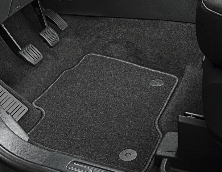 Tapis de sol en moquette avant noirs pour Ford S-MAX/Galaxy