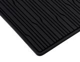 Tapis de sol en caoutchouc arrière noir pour Ford Transit/Tourneo Custom