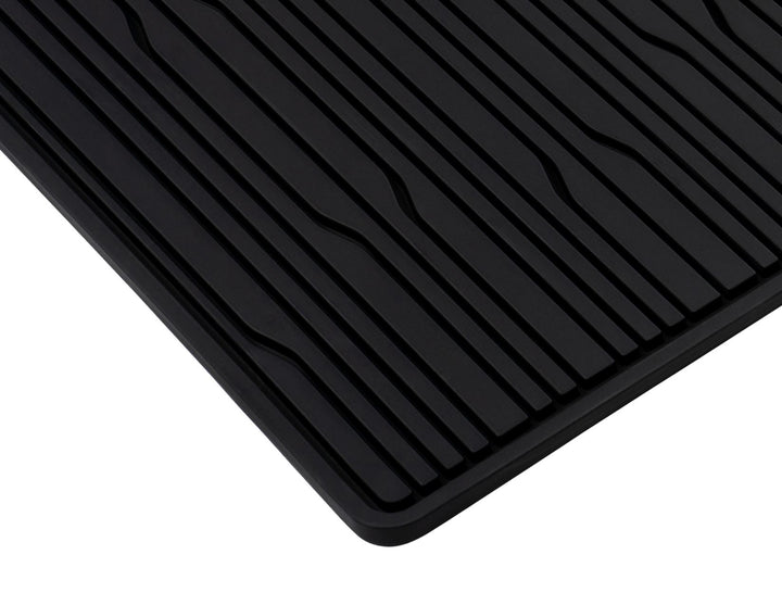 Tapis de sol en caoutchouc arrière noir pour Ford Transit/Tourneo Custom
