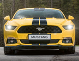 Bandes décoratives autocollantes noires Herpa print Ford Mustang 03/2015-02/2018