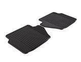 Tapis de sol en caoutchouc arrière noir pour Ford Fiesta 09/2008-06/2017