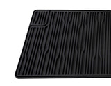 Tapis de sol en caoutchouc arrière noir pour Ford Transit Custom