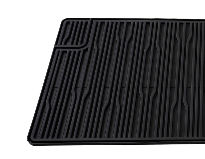 Tapis de sol en caoutchouc arrière noir pour Ford Transit Custom