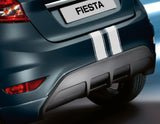 Bandes décoratives blanches pour boucliers avant et arrière de Ford Fiesta