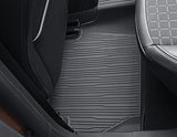 Ford Tapis de sol en Caoutchouc antidérapant arrière noir Jeu de 2 avec rebords