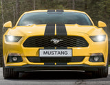 Bandes décoratives autocollantes noires Herpa print Ford Mustang 03/2018-03/2023