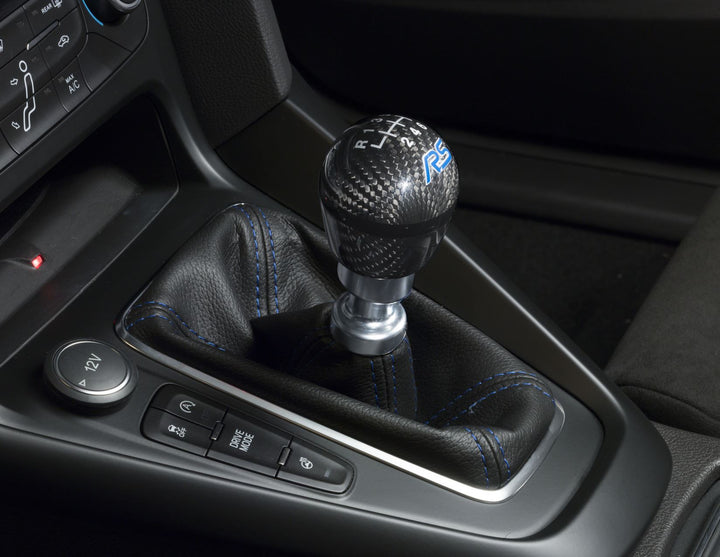 Pommeau de levier de vitesse Performance avec logo RS bleu pour Ford Focus