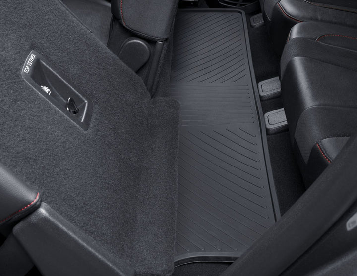Ford Tapis de sol noir arrière en caoutchouc pour Ford Galaxy et S-Max