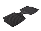 Tapis de sol en caoutchouc arrière noir pour Ford Fiesta 09/2008-06/2017
