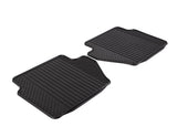 Tapis de sol en caoutchouc arrière noir pour Ford Fiesta 09/2008-06/2017