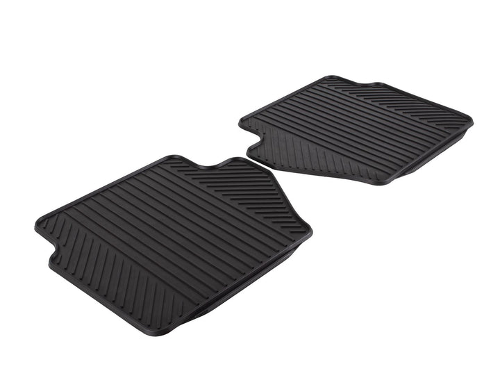 Tapis de sol en caoutchouc arrière noir pour Ford Fiesta 09/2008-06/2017