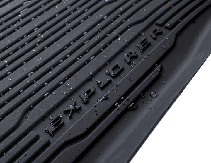 Tapis de sol en caoutchouc avec bords relevés pour Ford Explorer PHEV