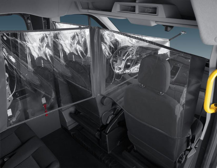 Cloison de séparation souple panneau de protection transparent pour Ford Transit