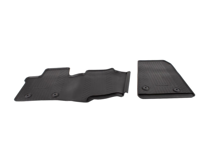 Ford Tapis de sol en Caoutchouc avant noir avec logo Transit et fixations