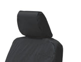 Housse de siège HDD siège passager rabattable noir pour Ford Transit Courier