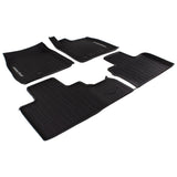 Tapis de sol en caoutchouc avant et arrière noir pour Ford Mustang Mach-E