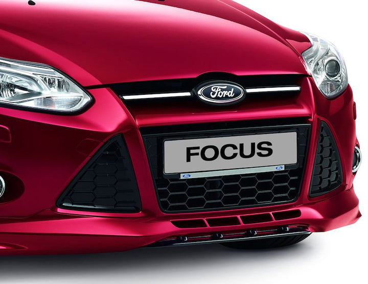 Jupe de bouclier avant avec profil aérodynamique noir brillant pour Ford Focus