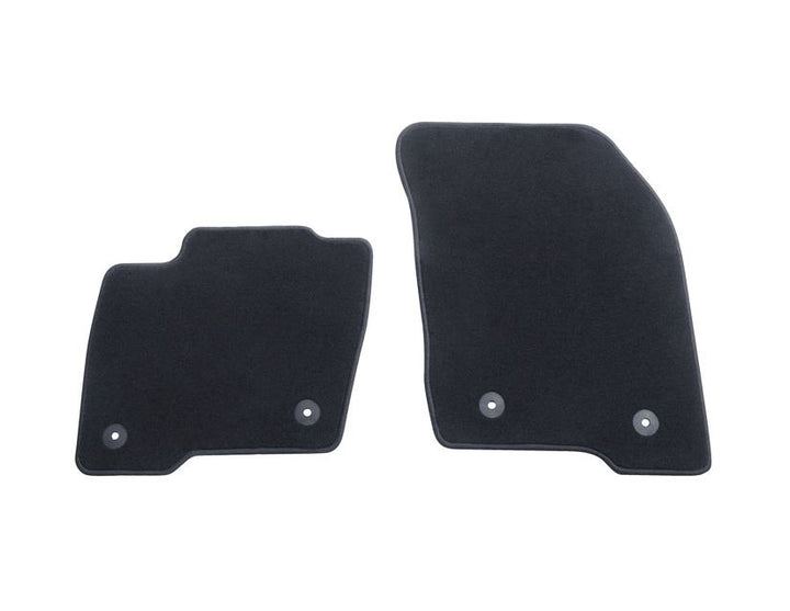 Tapis de sol en velours avant noirs pour Ford S-MAX/Galaxy
