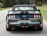 Bandes décoratives autocollantes noires Herpa print Ford Mustang 03/2018-03/2023