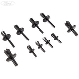 Ford C-Max Mk2 Grand C-Max Lot de 10 Clips de Fixation de Bavette