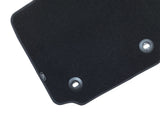Tapis de sol en velours avant noir pour Ford Mondeo 03/2007-08/2014