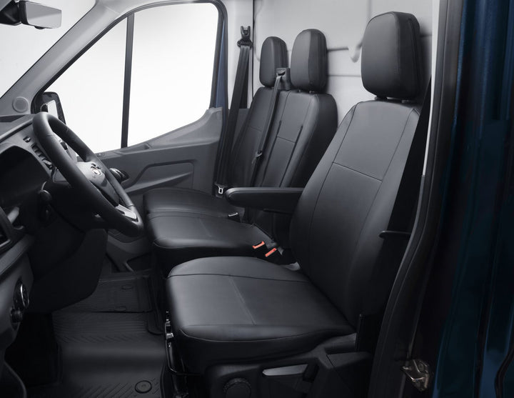 Housse de siège ACTIVline siège conducteur similicuir noir pour Ford Transit