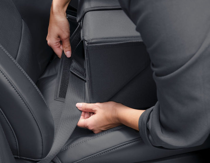 Casier organiseur repliable en tissu noir Ford