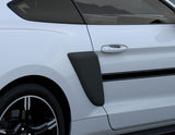 Kit d’écopes latérales noir mat pour Ford Mustang 03/2018-03/2023