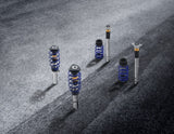 Originale Ford Fiesta Kit de suspension avec ressorts hélicoïdaux sur amortisseurs acier inoxydable avec ressorts laqués en bleu Ford Performance