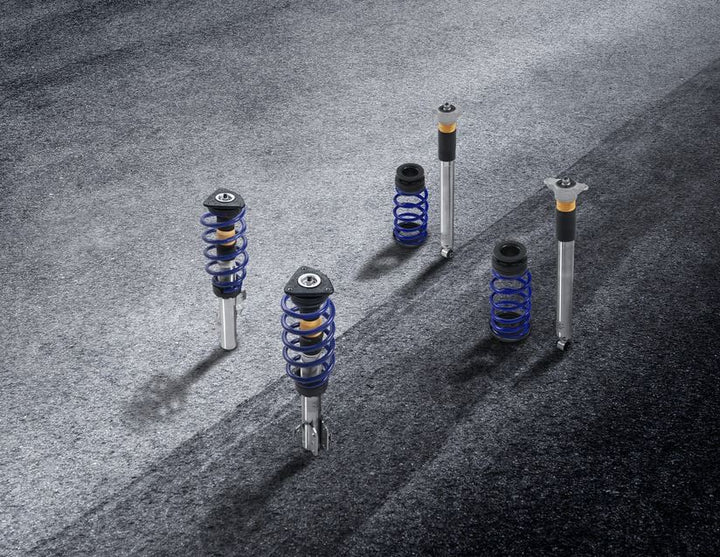 Originale Ford Fiesta Kit de suspension avec ressorts hélicoïdaux sur amortisseurs acier inoxydable avec ressorts laqués en bleu Ford Performance