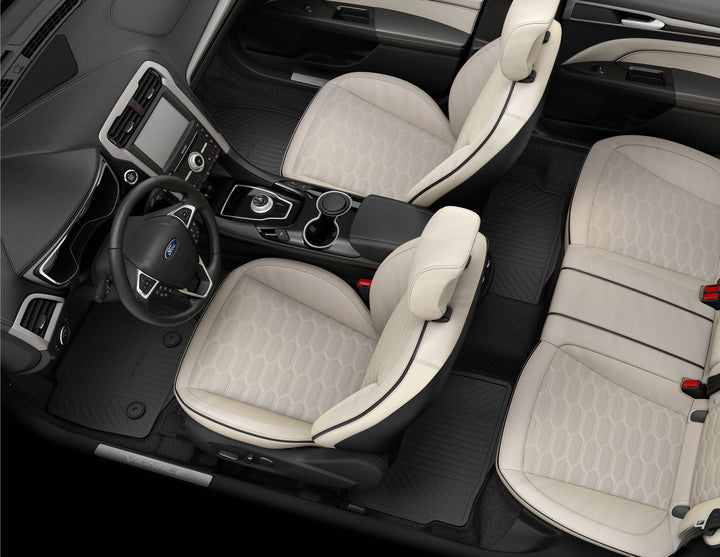 Ford Tapis de sol avant noir caoutchouc profilés, Ford Mondeo