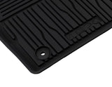 Tapis de sol en caoutchouc avant noirs pour Ford Transit Courier