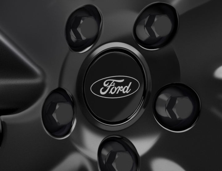 Originale Ford Enjoliveur de moyeu Noir brillant,avec logo Ford
