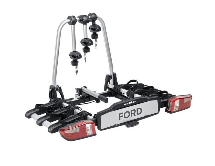 Porte-vélos Uebler sur attelage X31-S inclinable pour 3 vélos
