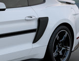 Kit d’écopes latérales noir mat pour Ford Mustang 03/2018-03/2023