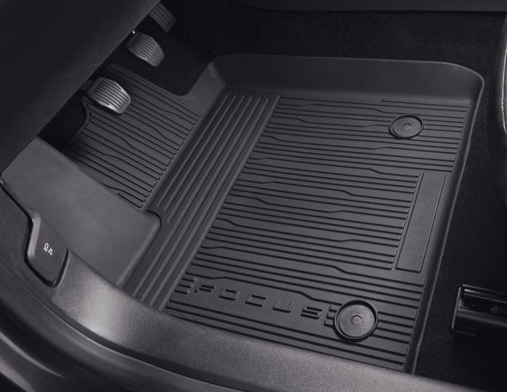 Ford Tapis de sol en caoutchouc avant, noir, avec bords relevés
