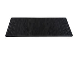 Tapis de sol en caoutchouc arrière noir pour Ford Transit/Tourneo Custom