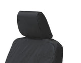 Housse de siège HDD siège passager rabattable noir pour Ford Transit Courier
