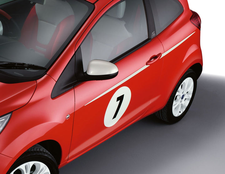 Originale Ford Ka 09/2008-05/2016 Bandes décoratives latérales,blanches