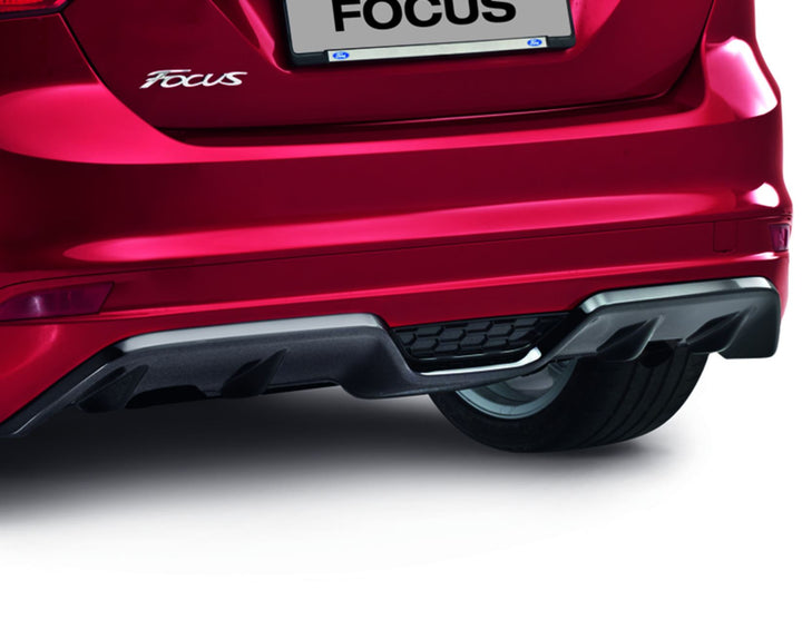 Originale Ford Focus Jupe de bouclier arrière avec prise d'air noir brillant