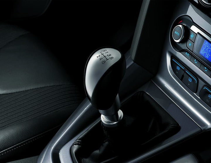 Originale Ford Focus Pommeau de levier de vitesses Cuir noir et insert en aluminium
