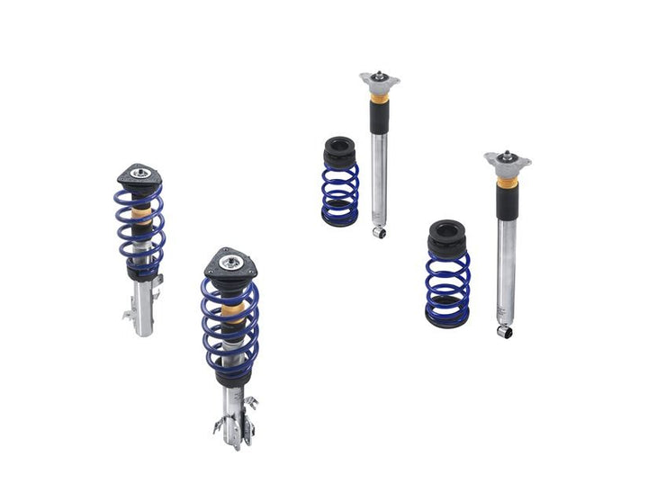 Originale Ford Fiesta Kit de suspension avec ressorts hélicoïdaux sur amortisseurs acier inoxydable avec ressorts laqués en bleu Ford Performance