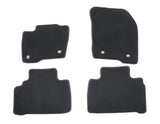 Tapis de sol velours Premium avant et arrière noirs pour Ford S-MAX