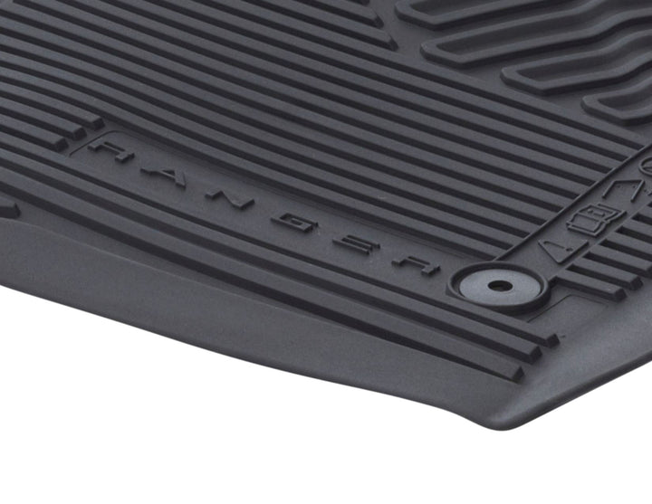 Originale Ford Ranger® Tapis de sol en caoutchouc avant et arrière,noir