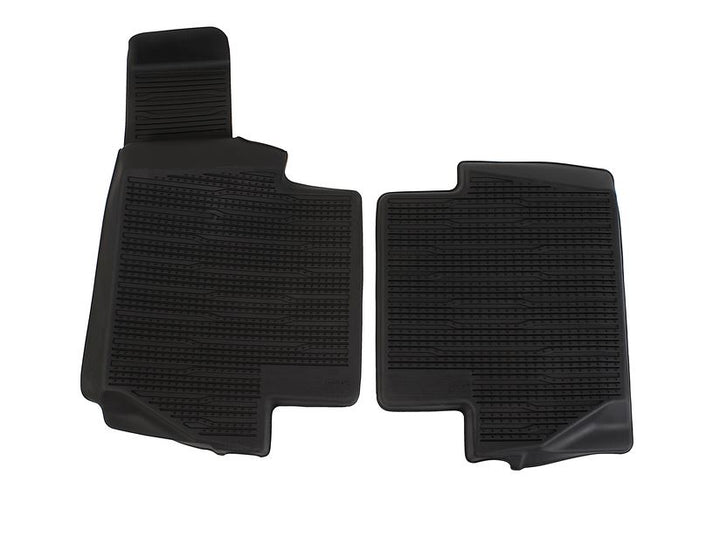 Ford Tapis de sol en Caoutchouc antidérapant arrière noir Jeu de 2 avec rebords
