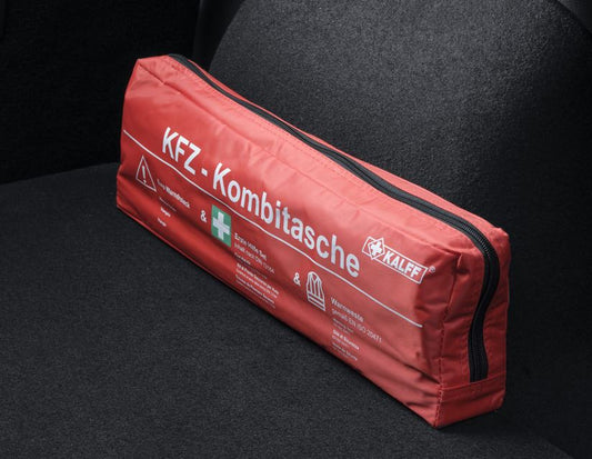 Kalff* Pack Sécurité dans un sac en nylon rouge,Standard «&nbsp;Trio&nbsp;»