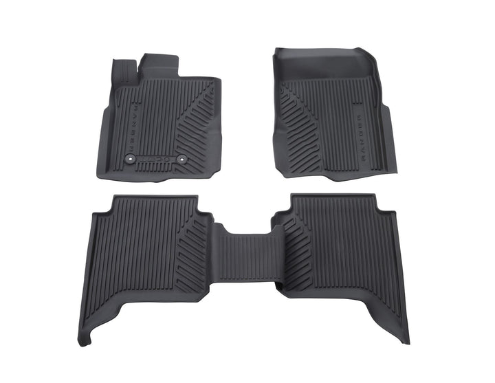 Originale Ford Ranger® Tapis de sol en caoutchouc avant et arrière,noir