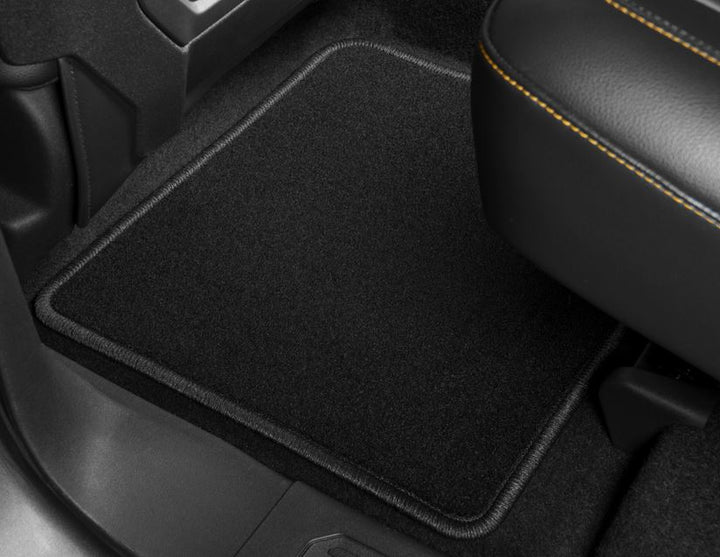 Tapis de sol en velours avant et arrière noir pour Ford Bronco